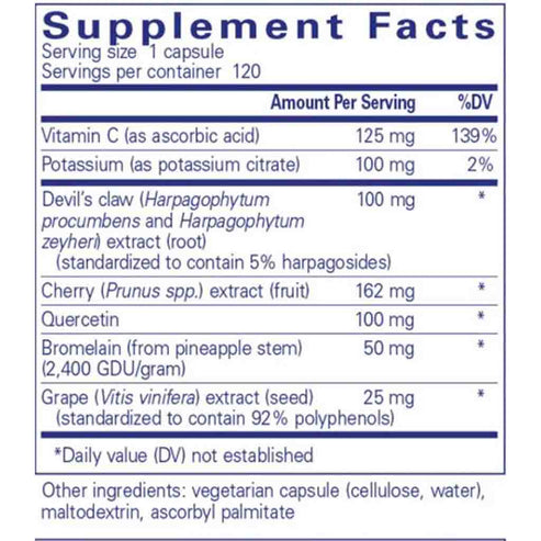 Pure Encapsulations Uric Acid Formula 120c