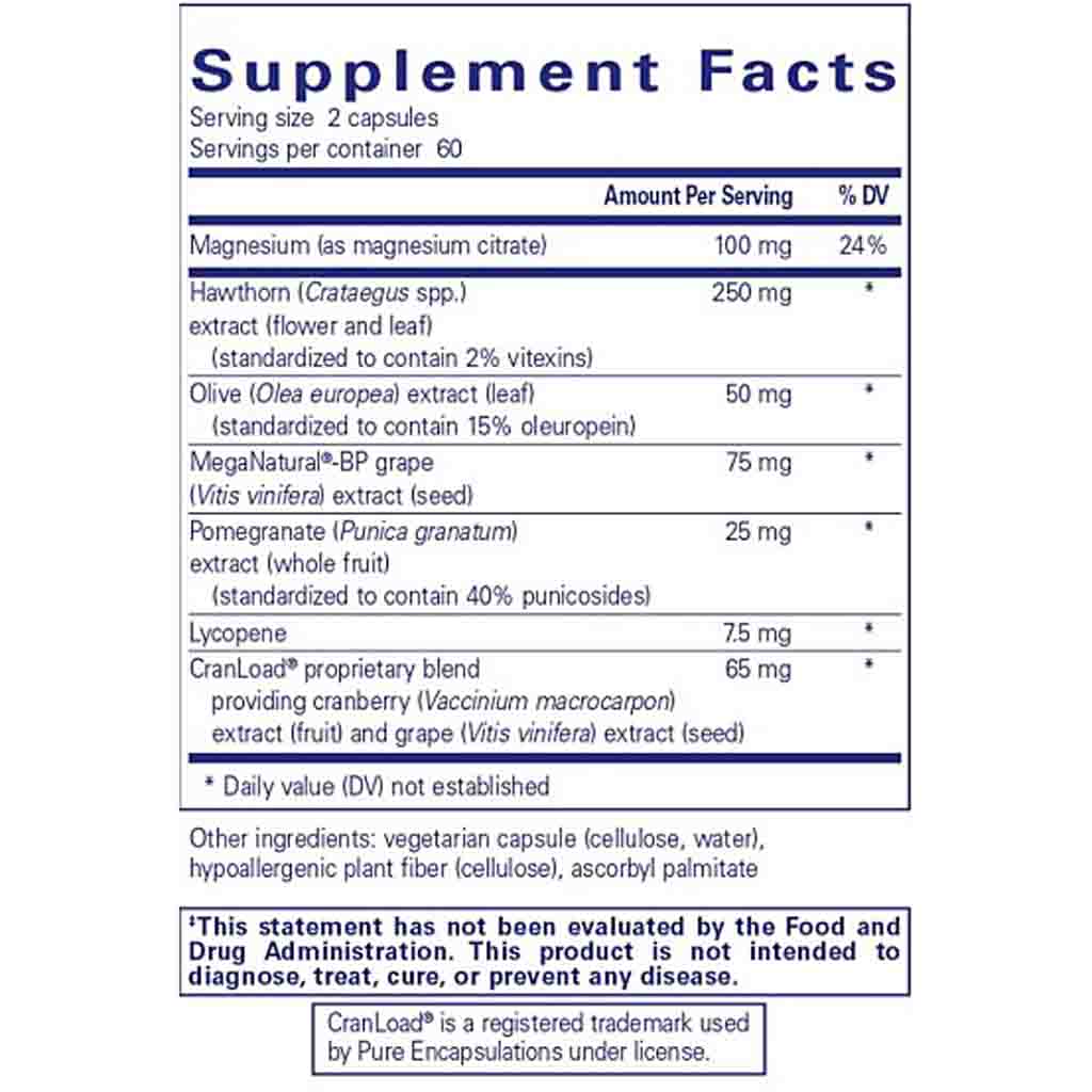 Pure Encapsulations Vascular Relax 120c