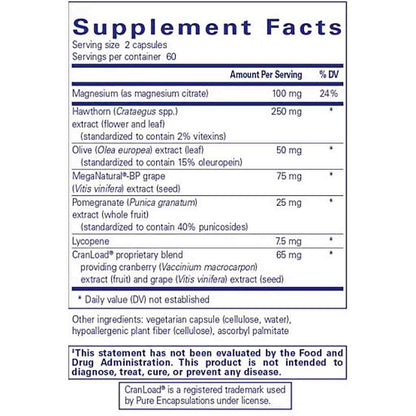 Pure Encapsulations Vascular Relax 120c