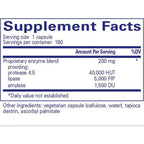 Pure Encapsulations Pancreatic VegEnzymes 180c