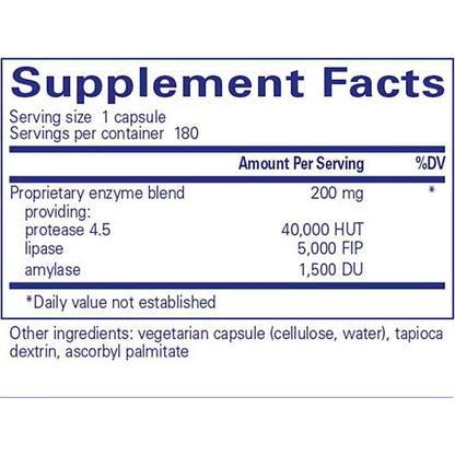 Pure Encapsulations Pancreatic VegEnzymes 180c