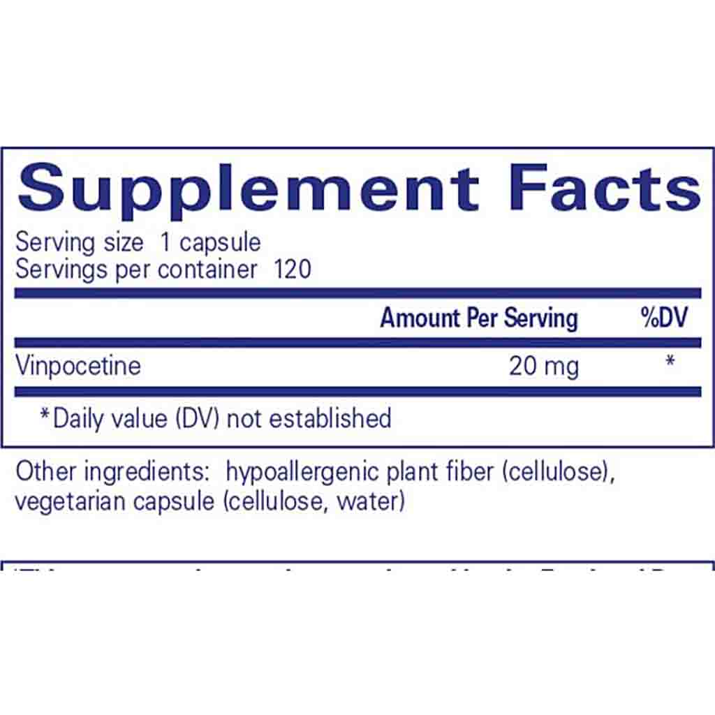 Pure Encapsulations Vinpocetine 120c