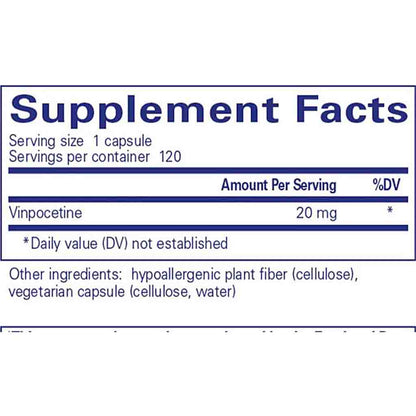 Pure Encapsulations Vinpocetine 120c