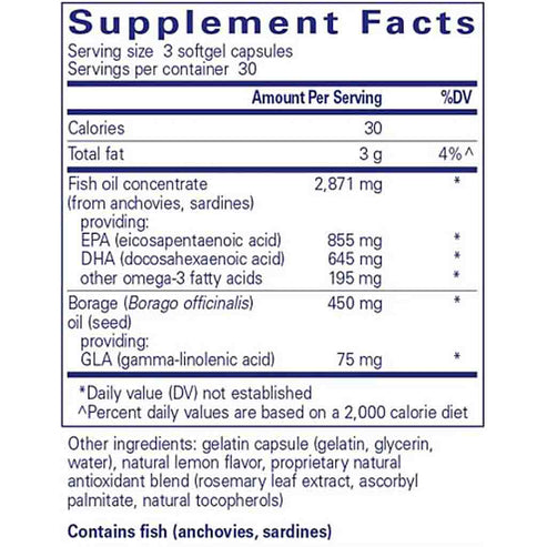 Pure Encapsulations VisionPro EPA/DHA/GLA 90c