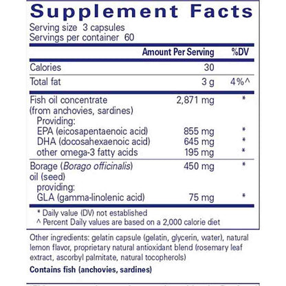 Pure Encapsulations VisionPro EPA/DHA/GLA 180c
