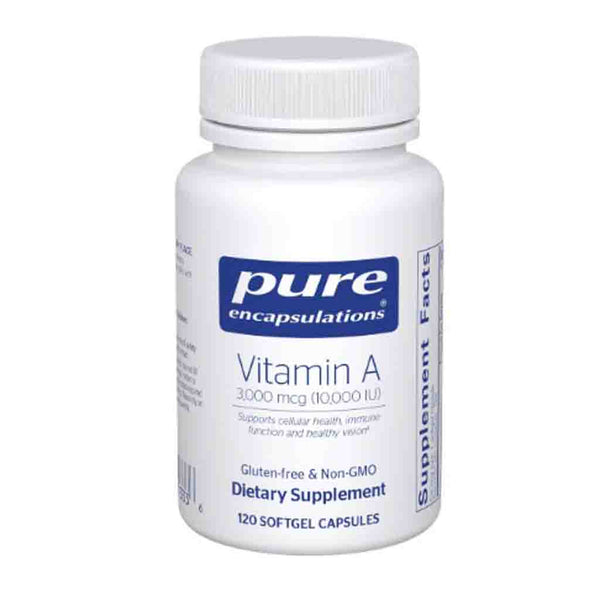 Pure Encapsulations Vitamin A 3,000 mcg (10,000 IU) 120sg