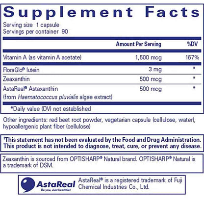 Pure Encapsulations Vitamin A+ Carotenoids 90c