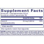 Pure Encapsulations Vitamin D3 liquid 0.75oz