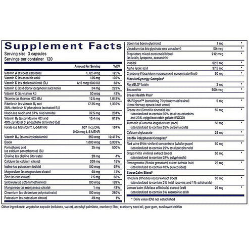 Pure Encapsulations Women's Nutrients 40+ 360c