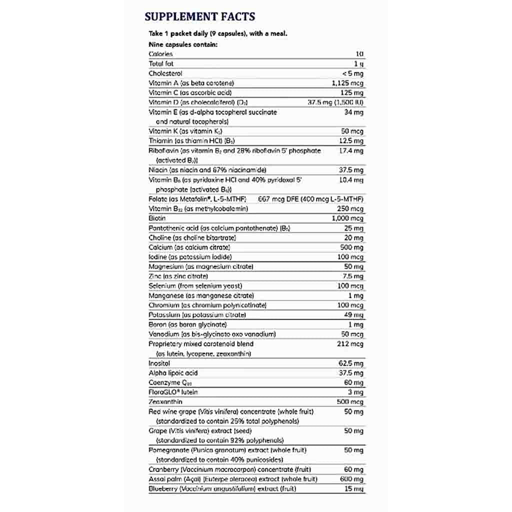 Pure Encapsulations Womens Pure Pack 30 Pkts