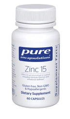 Pure Encapsulations Zinc 15 60c