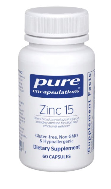 Pure Encapsulations Zinc 15 60c