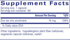 Pure Encapsulations Zinc 15 60c