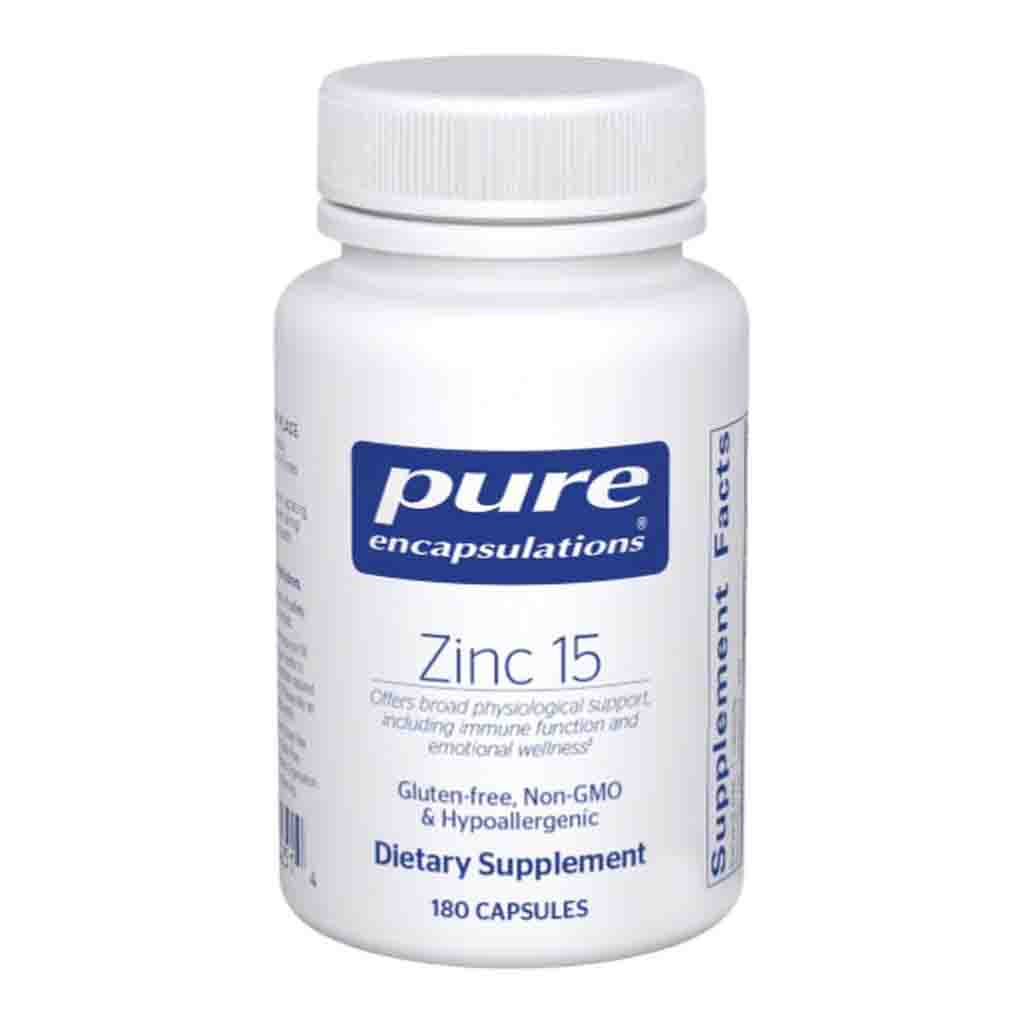 Pure Encapsulations Zinc 15 180c