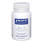 Pure Encapsulations Zinc 15 180c