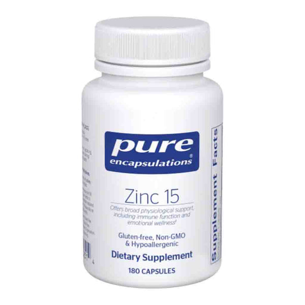 Pure Encapsulations Zinc 15 180c