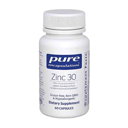 Pure Encapsulations Zinc 30mg 60c