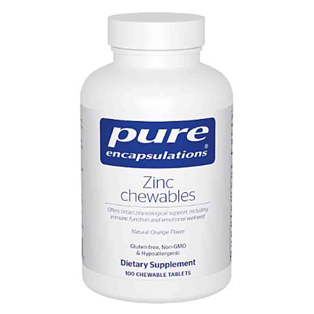 Pure Encapsulations Zinc Chewables 100 chewable tablets