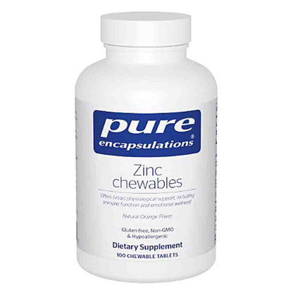 Pure Encapsulations Zinc Chewables 100 chewable tablets