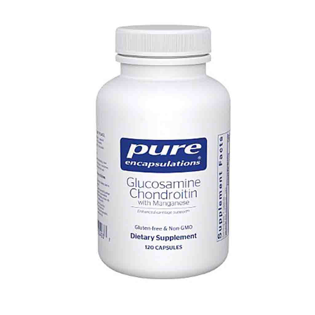 Pure Encapsulations Glucosamine Chondroitin with Manganese 120c