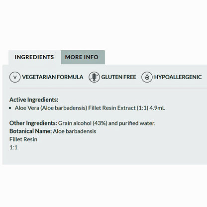 Professional Formulas Aloe Vera 16 oz