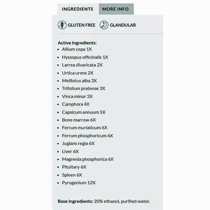 Professional Formulas Blood Stim Liquescence 4oz