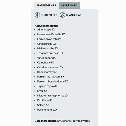 Professional Formulas Blood Stim Liquescence 4oz