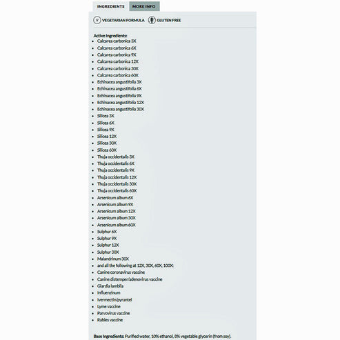 Professional Formulas Canine Immunization Drops 2oz (Pet)