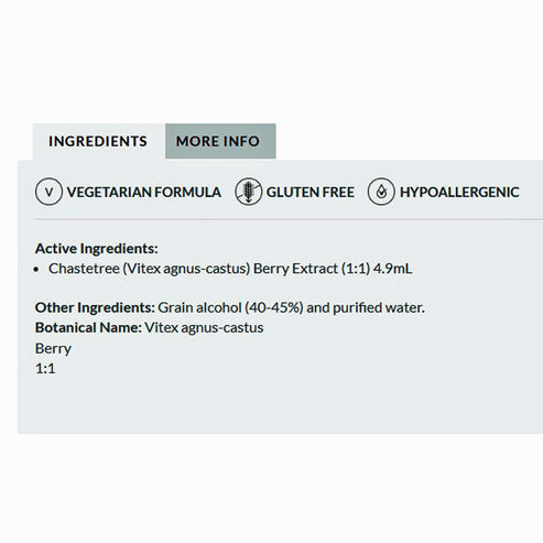 Professional Formulas Chaste Tree (Vitex agnus-castus) 8.4 oz