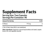 Professional Formulas D-Ribose 180c