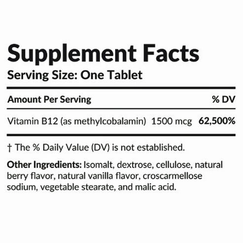 Professional Formulas Dissolvable B12 60T