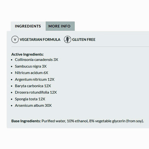 Professional Formulas Dry Cough Aid 2oz (Pet)