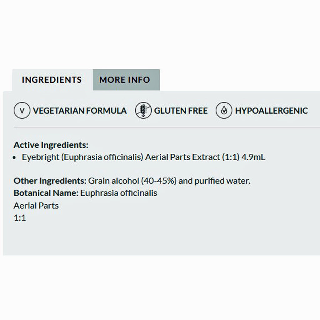 Professional Formulas Eyebright (Euphrasia officinalis) 8.4 oz