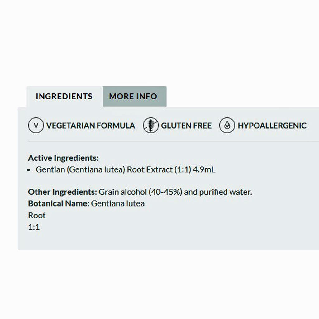 Professional Formulas Gentian 16oz