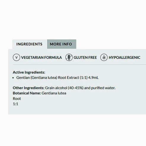 Professional Formulas Gentian 16oz