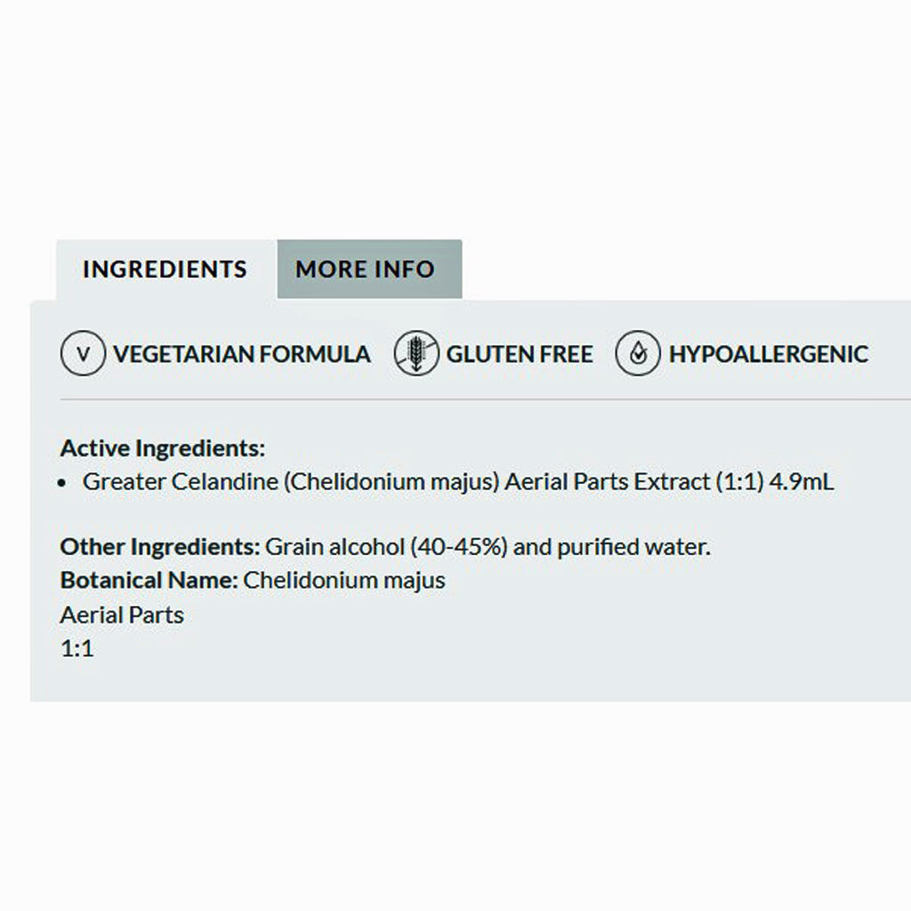 Professional Formulas Greater Celandine (Chelidonium majus) 8.4 oz