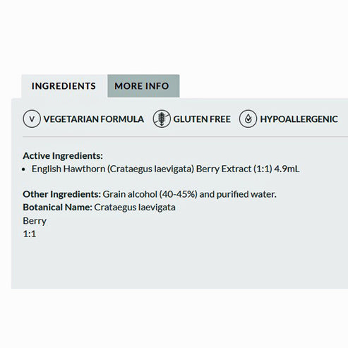 Professional Formulas Hawthorn Berry 8.4 oz.