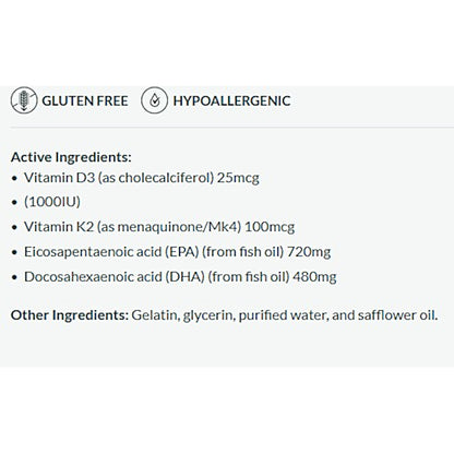 Professional Formulas High Potency Omega Plus 120 perles