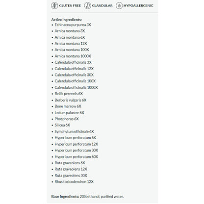 Professional Formulas Injury Drops 2oz