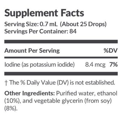 Professional Formulas Iodine Oligo 2oz