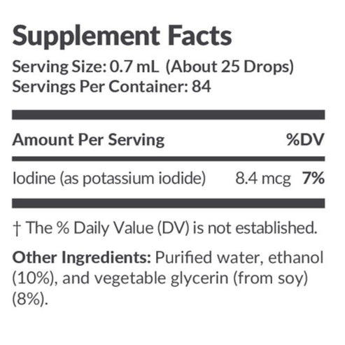 Professional Formulas Iodine Oligo 2oz