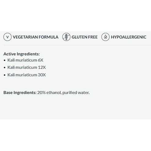 Professional Formulas Kali Muriaticum 2oz