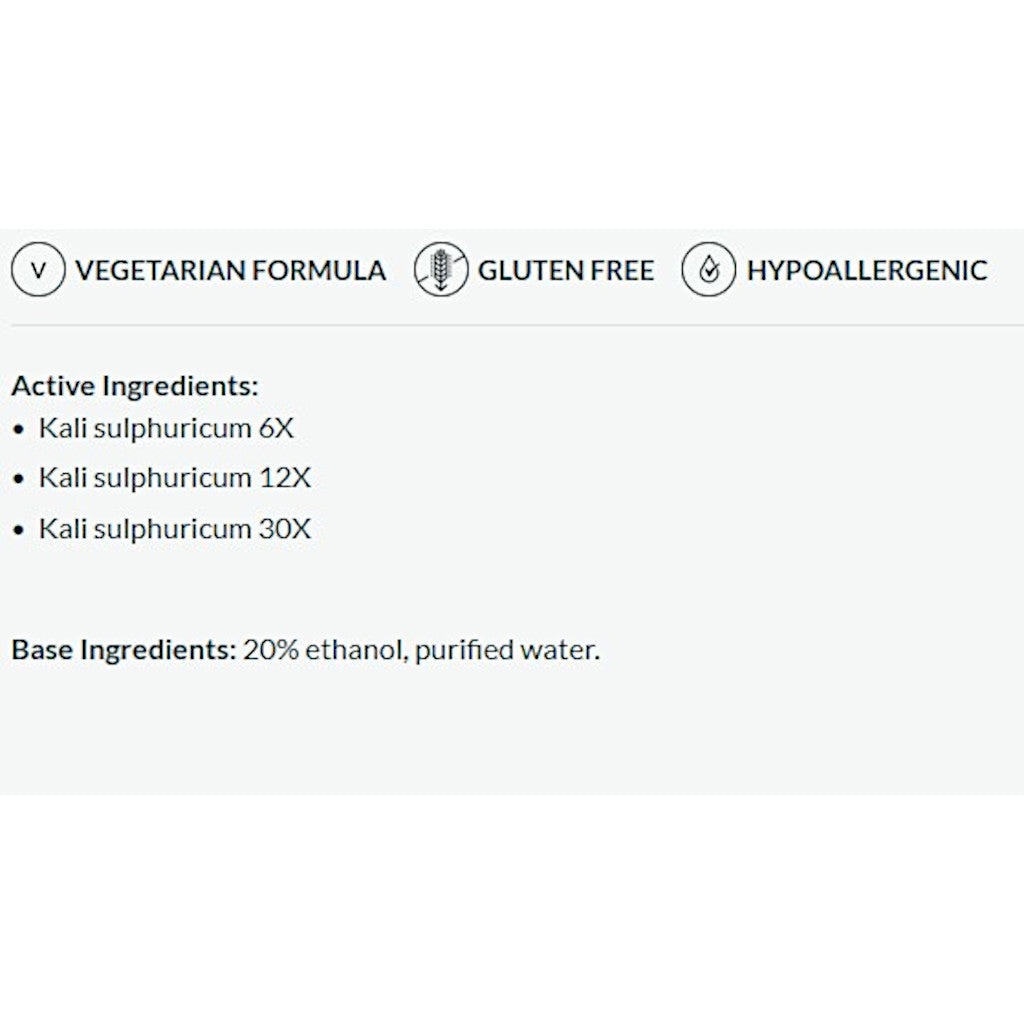 Professional Formulas Kali Sulphuricum 2oz