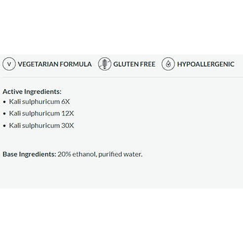 Professional Formulas Kali Sulphuricum 2oz
