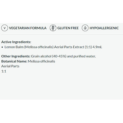 Professional Formulas Lemon Balm (Melissa officinalis) 8.4 oz