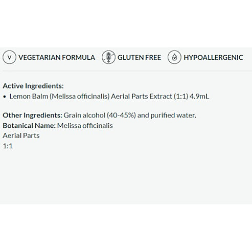 Professional Formulas Lemon Balm (Melissa officinalis) 8.4 oz