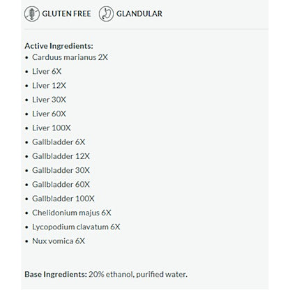 Professional Formulas Liver/Gallbladder Drops 2oz