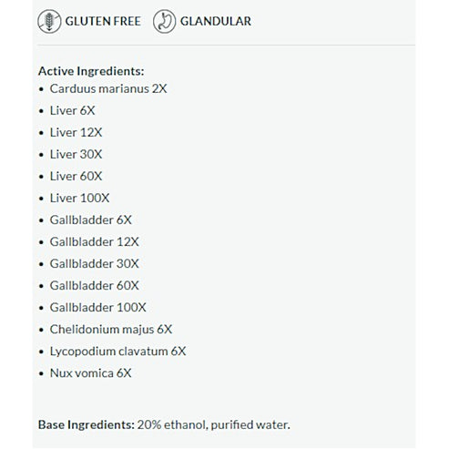 Professional Formulas Liver/Gallbladder Drops 2oz