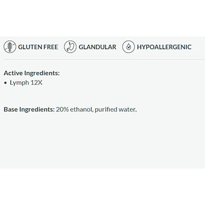 List of product features and ingredients on a white background