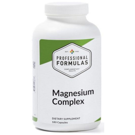 Magnesium Complex, green ad white bottle, 180 capsules